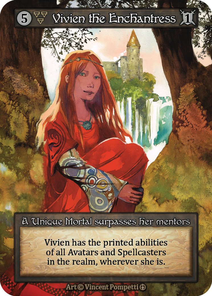 Vivien the Enchantress – Sorcery: Contested Realm карта от Arthurian Legends