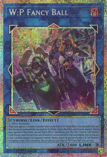 W:P Fancy Ball Starlight Rare – Yu-Gi-Oh! карта от Magnificent Monsters (MAMO-EN028)