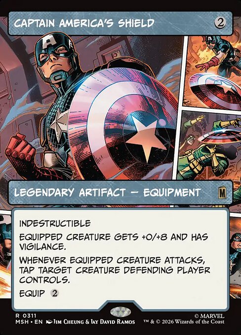 Captain America's Shield (Rare) – MSH – NM – EN