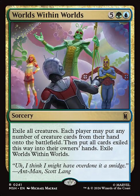 Worlds Within Worlds (Foil Rare) – MSH #241 – NM – EN