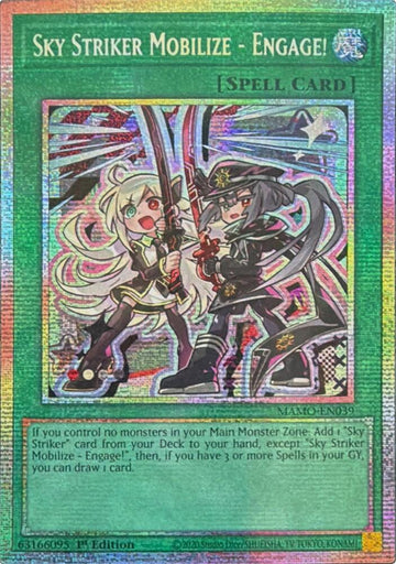 Sky Striker Mobilize - Engage! Starlight Rare – Yu-Gi-Oh! карта от Magnificent Monsters (MAMO-EN039)