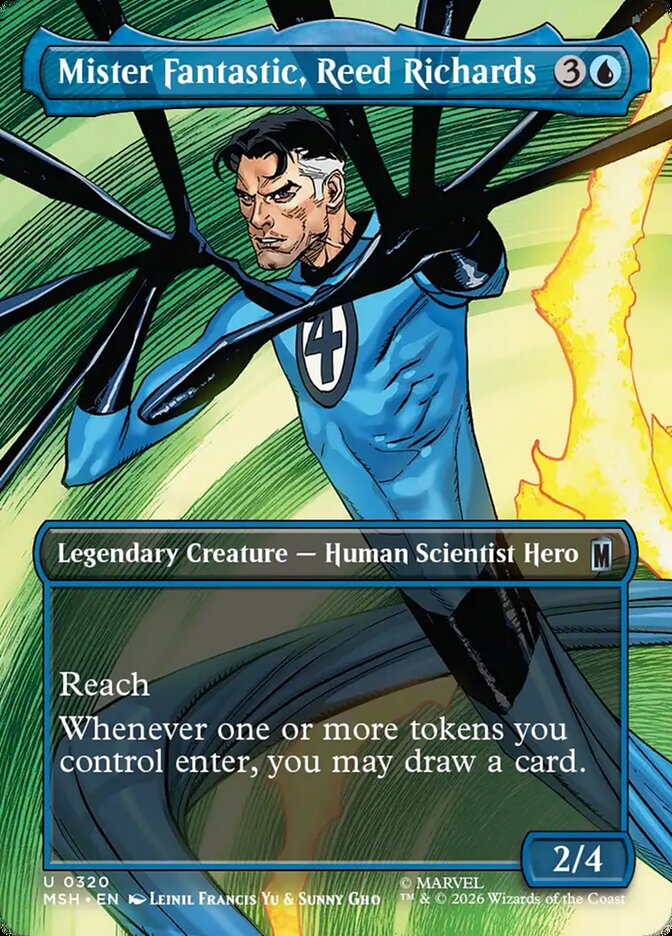 Mister Fantastic, Reed Richards Foil – Marvel Super Heroes