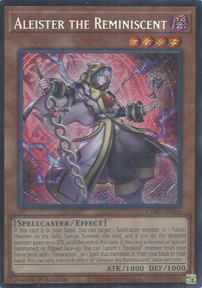 Aleister the Reminiscent — CORI-EN015 Secret Rare