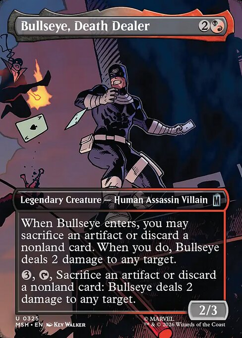 Bullseye, Death Dealer (Foil Uncommon) – MSH – NM – EN
