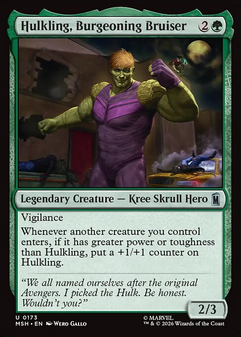 Hulkling, Burgeoning Bruiser – Marvel Super Heroes