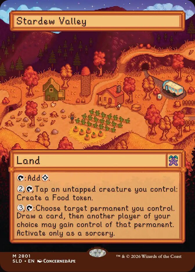 Stardew Valley – Magic: The Gathering карта от Secret Lair x Stardew Valley