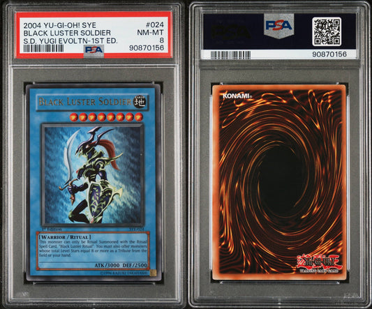 2004 SYE YU-GI-OH! STARTER DECK YUGI EVOLUTION #024 BLACK LUSTER SOLDIER S.D. YUGI EVOLTN-1ST ED.