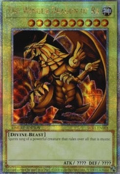 The Winged Dragon of Ra (V.2 - Quarter Century Secret Rare) LC01 EN