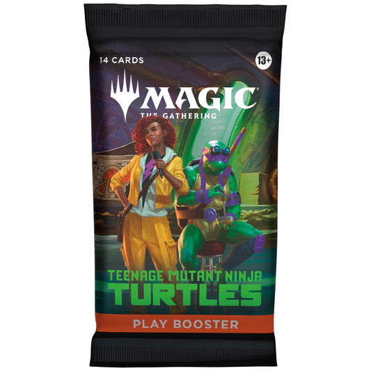 MTG TMNT Play Booster Display — изглед отстрани