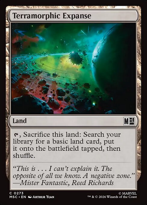 Terramorphic Expanse (Foil Common) – MSC – NM – EN