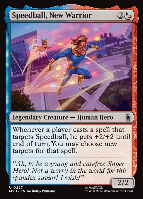 Speedball, New Warrior – Marvel Super Heroes