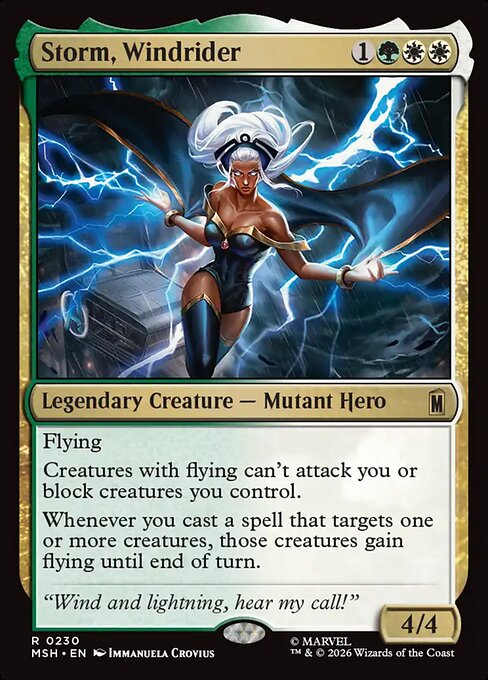 Storm, Windrider (Rare) – MSH – NM – EN