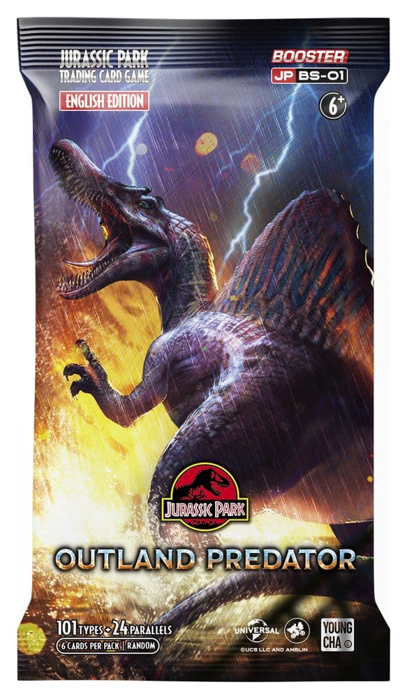 Jurassic Park TCG Outland Predator бустер пакет BS-01
