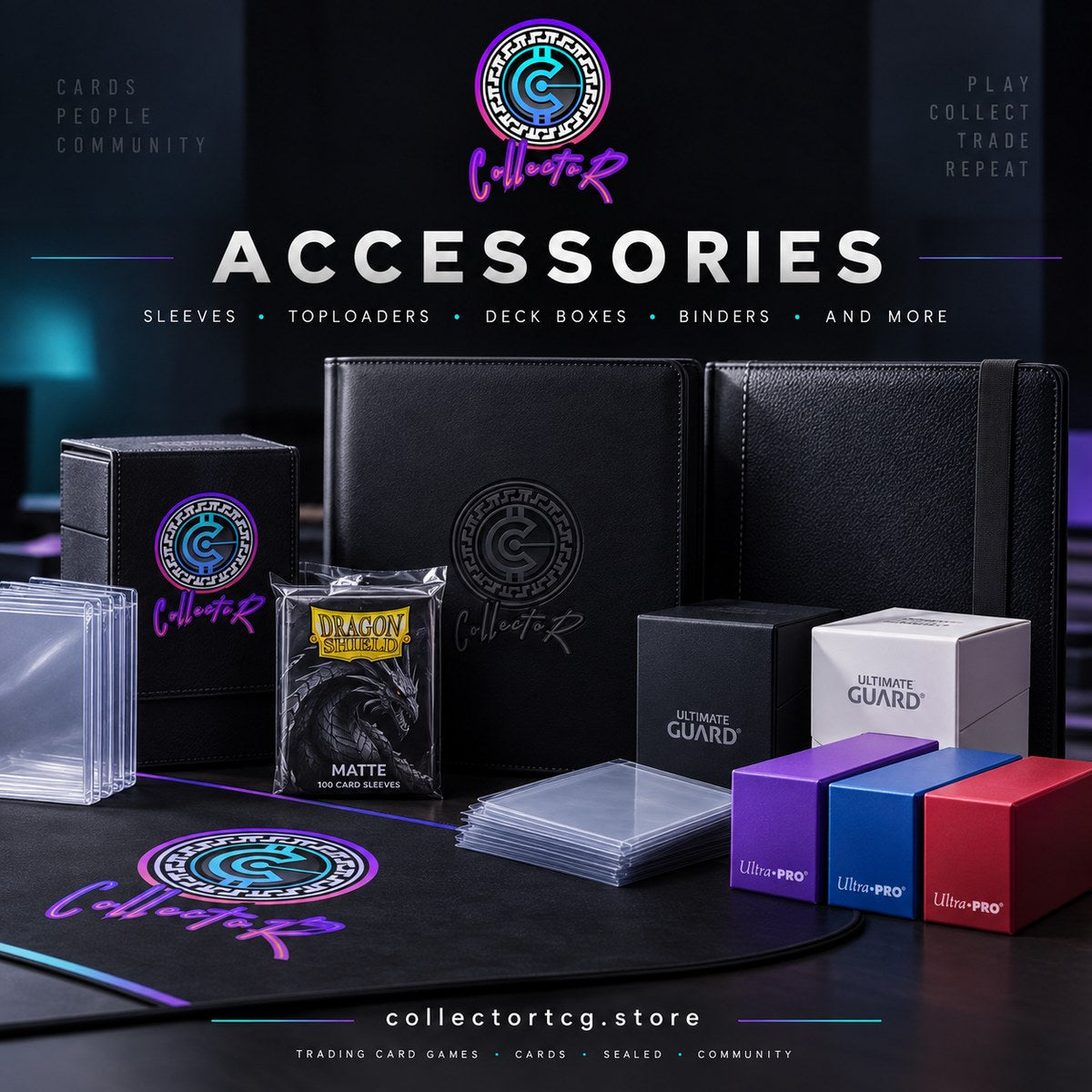 Аксесоари за карти – sleeves, toploaders, deck boxes, binders | CollectoR