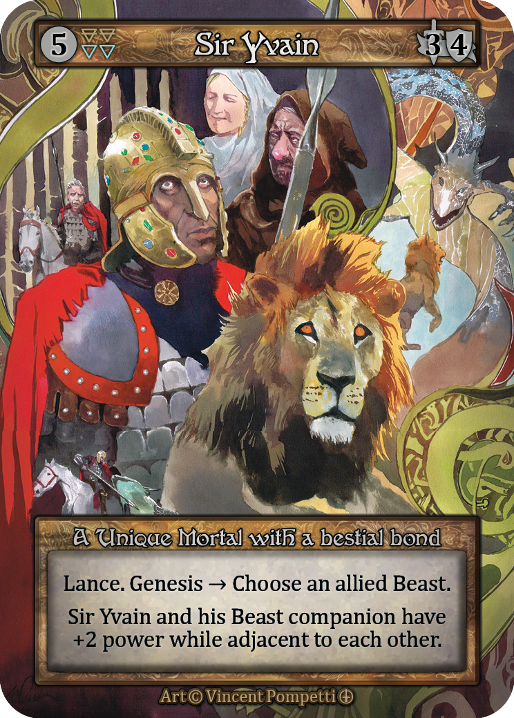 Sir Yvain – Sorcery: Contested Realm карта от Arthurian Legends
