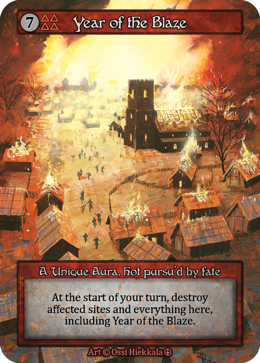 Year of the Blaze – Sorcery: Contested Realm карта от Arthurian Legends