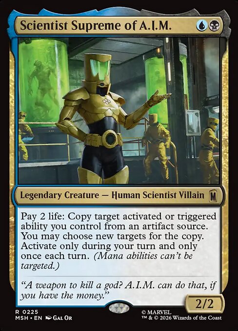 Scientist Supreme of A.I.M. (Rare) – MSH – NM – EN