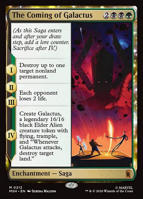 The Coming of Galactus (Mythic) – MSH – NM – EN