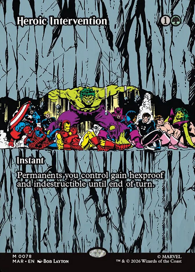 Heroic Intervention Foil – Marvel Universe