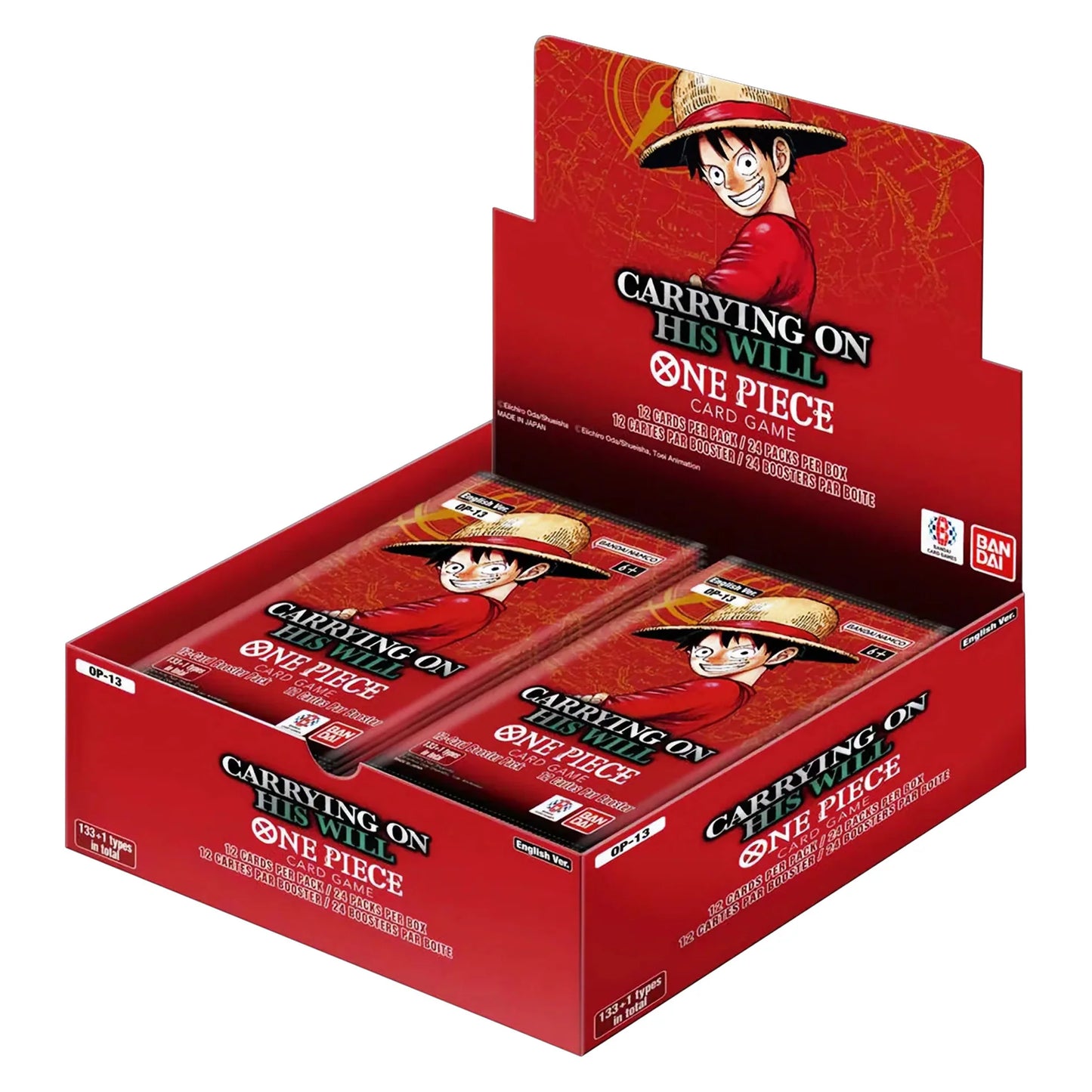 PRE-ORDER | One Piece Card Game OP-13 Booster Display (24 Packs) – EN