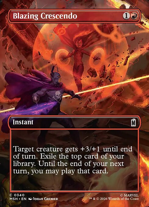 Blazing Crescendo (Common) – MSH – NM – EN