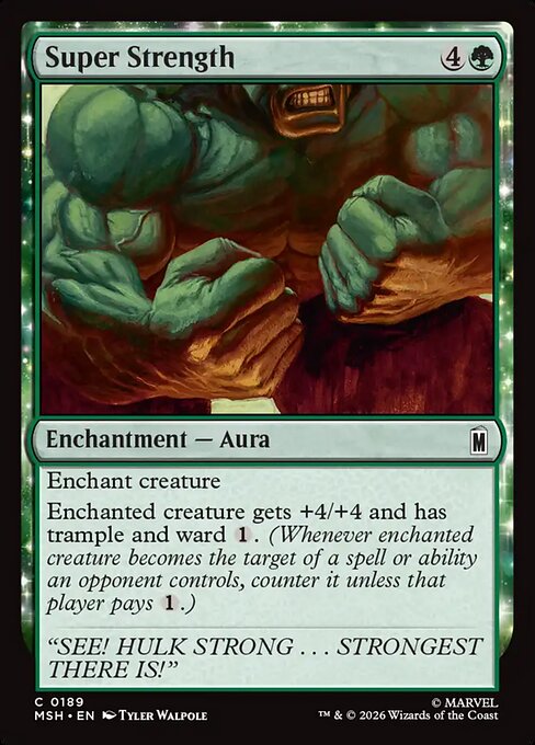 Super Strength (Foil) – Marvel Super Heroes