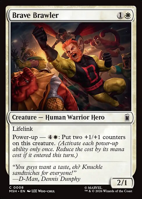 Brave Brawler – Marvel Super Heroes
