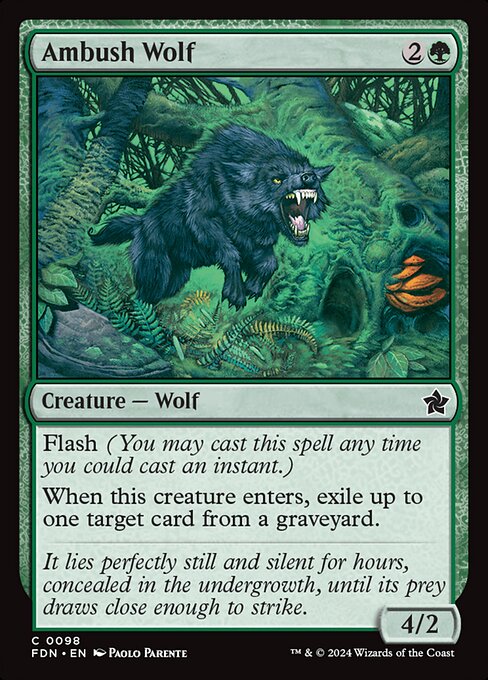 Ambush Wolf – Foundations #98