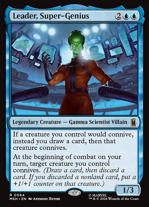 Leader, Super-Genius (Rare) – MSH – NM – EN