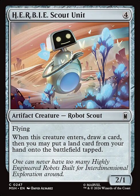 H.E.R.B.I.E. Scout Unit (Foil) – Marvel Super Heroes