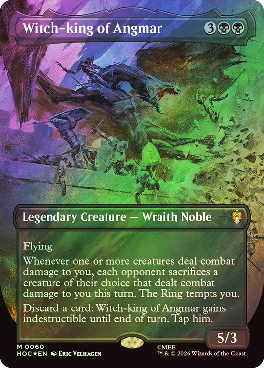 Witch-king of Angmar Surge Foil Borderless – HOC 60 – Magic: The Gathering карта