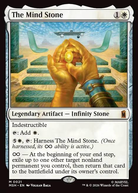 The Mind Stone – Marvel Super Heroes (MSH #0021) – NM – Non-Foil – EN