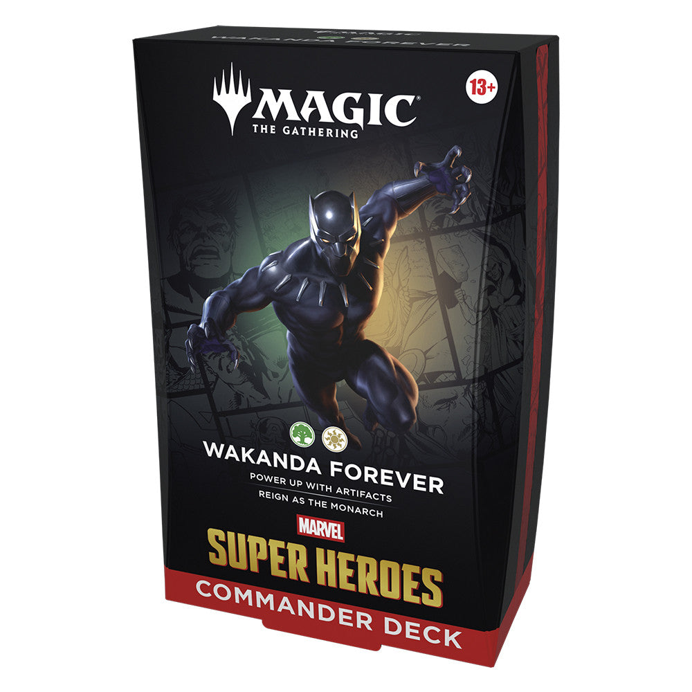 PRE-ORDER | Magic: The Gathering – Marvel Super Heroes Commander Deck – Wakanda Forever