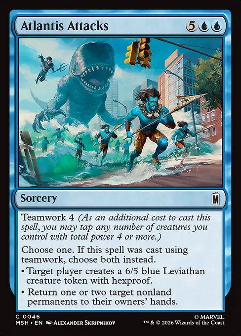 Atlantis Attacks (Foil) – Marvel Super Heroes