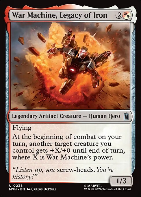 War Machine, Legacy of Iron – Marvel Super Heroes