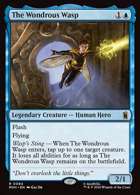 The Wondrous Wasp (Rare) – MSH – NM – EN
