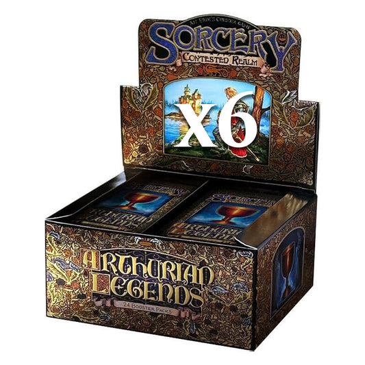 PRE-ORDER | Sorcery: Contested Realm TCG – Arthurian Legends Booster Case (6 Displays) – EN