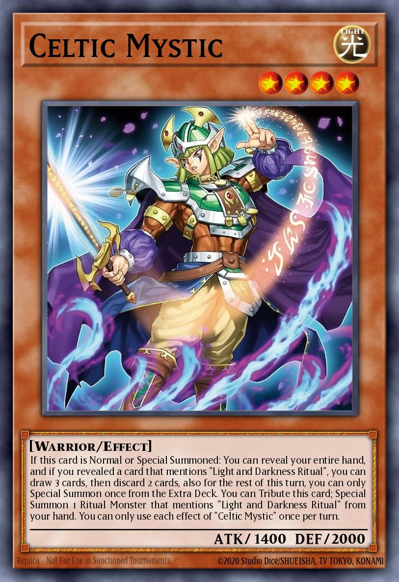 Celtic Mystic Super Rare – Yu-Gi-Oh! карта от Chaos Origins (CORI-EN003)