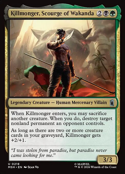 Killmonger, Scourge of Wakanda (Foil) – Marvel Super Heroes