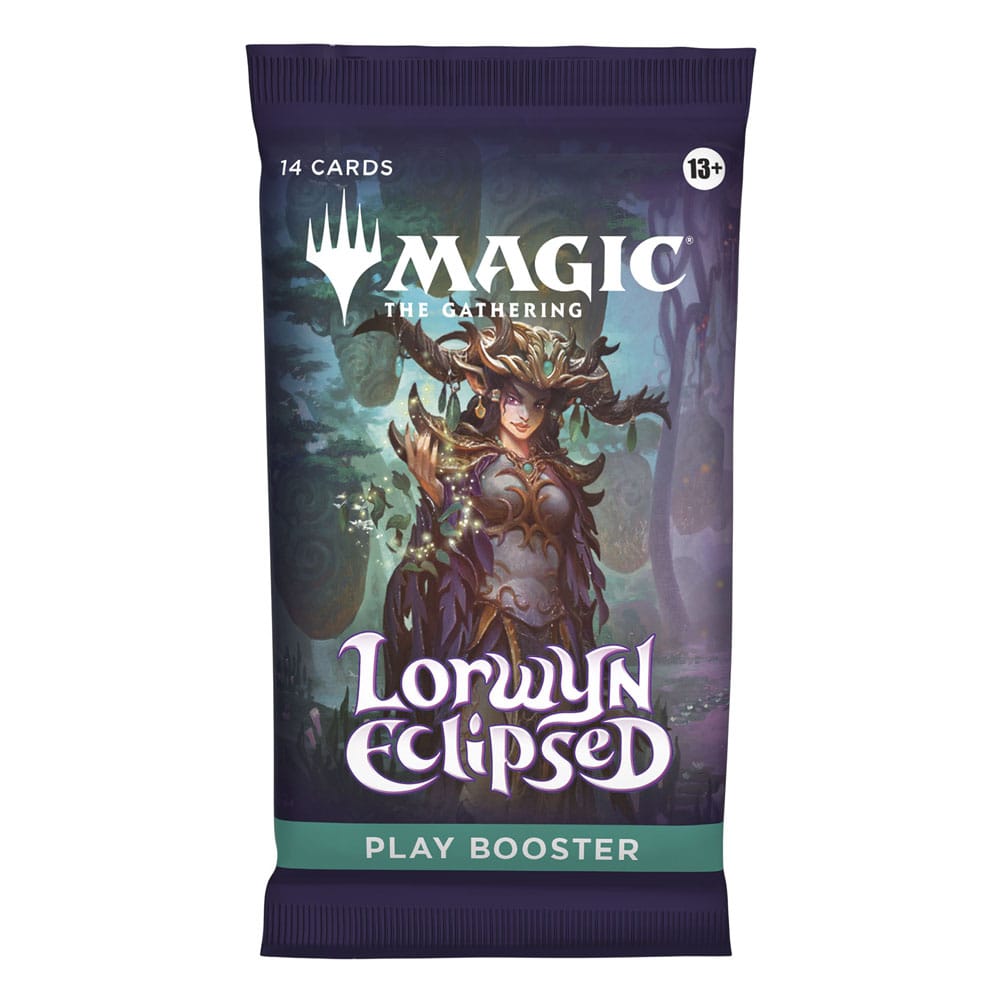 MTG Lorwyn Eclipsed Play Booster Display — отворена кутия с 30 пакета