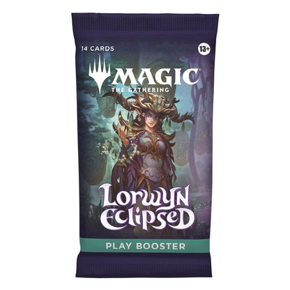 MTG Lorwyn Eclipsed Play Booster Display — отворена кутия с 30 пакета