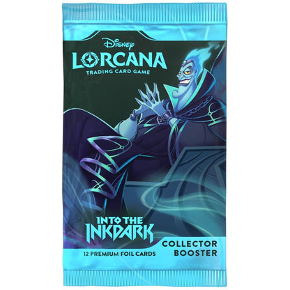 Disney Lorcana Into the Inkdark Collector Booster – бустер с 12 premium foil карти
