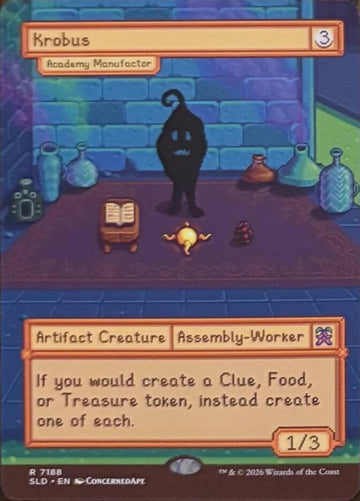 Academy Manufactor Krobus – Magic: The Gathering карта от Secret Lair x Stardew Valley