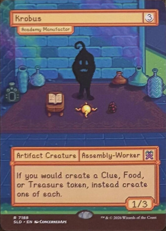 Academy Manufactor Krobus – Magic: The Gathering карта от Secret Lair x Stardew Valley