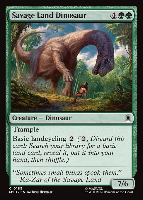 Savage Land Dinosaur – Marvel Super Heroes