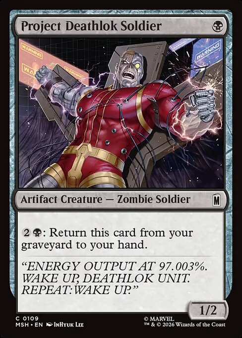 Project Deathlok Soldier – Marvel Super Heroes