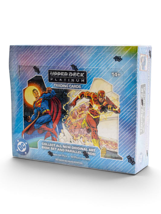 2026 Upper Deck DC Platinum Hobby Box – запечатана кутия със Superman и Flash | CollectoR