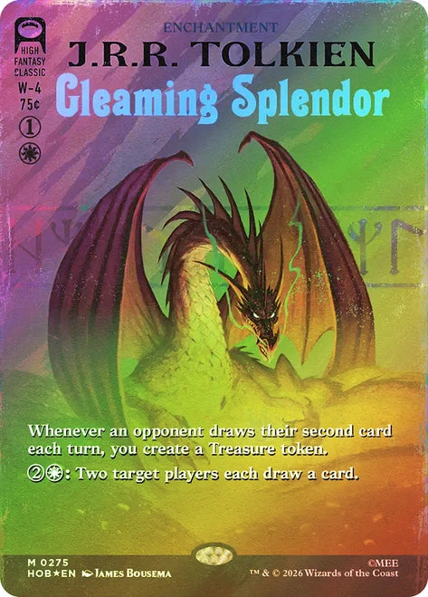 Gleaming Splendor Foil Borderless Scene – HOB 239 – Magic: The Gathering карта