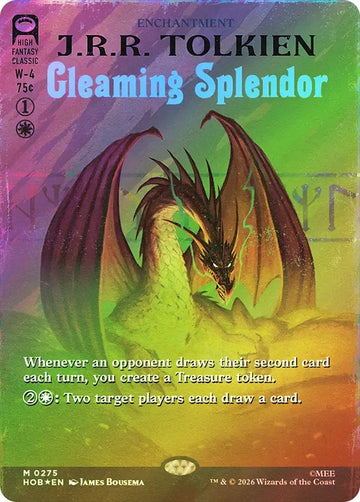 Gleaming Splendor Foil Borderless Scene – HOB 239 – Magic: The Gathering карта