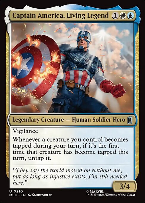 Captain America, Living Legend – Marvel Super Heroes